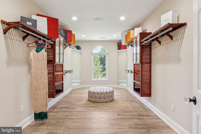 1508 Cornerstone Ct, Crownsville, MD 21032 - walk in closet with light wood finished floors