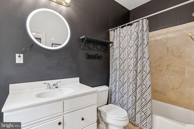 1508 Cornerstone Ct, Crownsville, MD 21032 - full bathroom featuring vanity and shower / bath combination with curtain