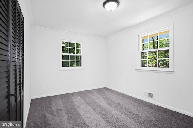 1013 Roxleigh Rd, Baltimore, MD 21286 - spare room with crown molding and carpet flooring