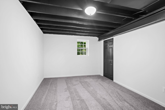 1013 Roxleigh Rd, Baltimore, MD 21286 - basement with carpet