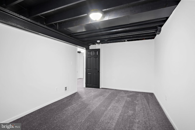 1013 Roxleigh Rd, Baltimore, MD 21286 - finished below grade area featuring carpet and baseboards
