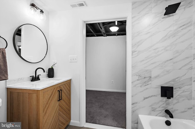 1013 Roxleigh Rd, Baltimore, MD 21286 - full bathroom with vanity and shower / bathtub combination