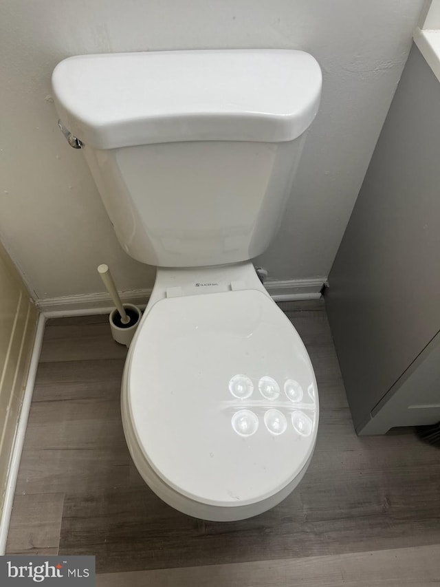 10725 W Dr Unit 301, Fairfax, VA 22030 - bathroom view of wood finished floors and toilet