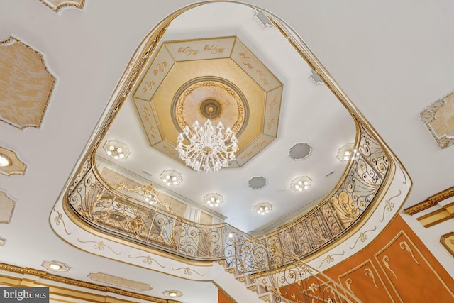 423 Seneca Rd, Great Falls, VA 22066 - detailed view of a chandelier