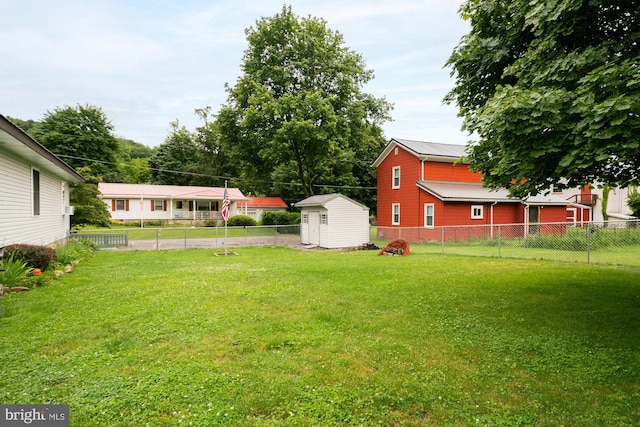 108 W Center St, Kitzmiller, MD 21538 - fenced backyard with a storage shed