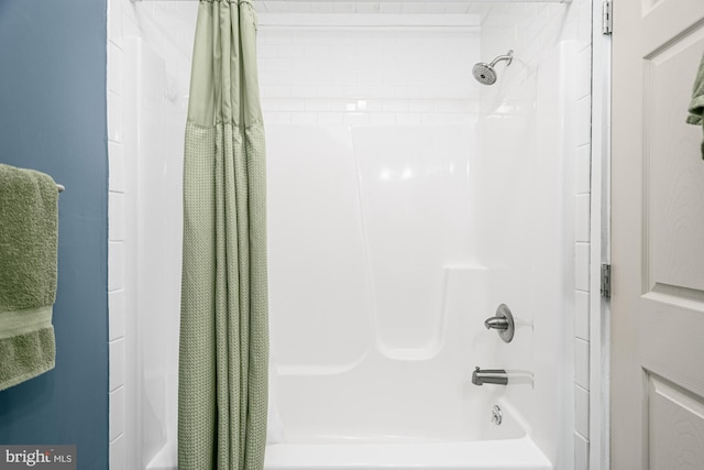 108 W Center St, Kitzmiller, MD 21538 - full bathroom featuring shower / tub combo with curtain