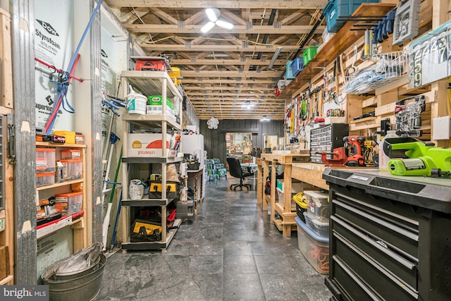 108 W Center St, Kitzmiller, MD 21538 - below grade area featuring a workshop area
