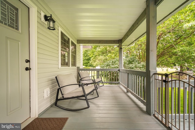 108 W Center St, Kitzmiller, MD 21538 - view of wooden porch