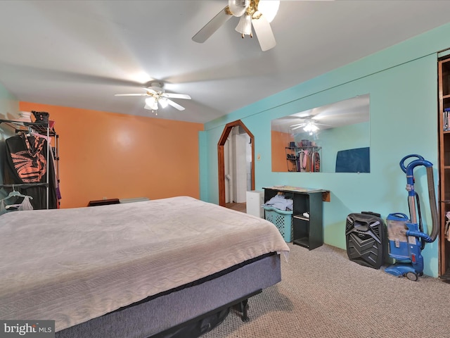 418 High St, Schuylkill Haven, PA 17972 - bedroom featuring carpet floors and ceiling fan
