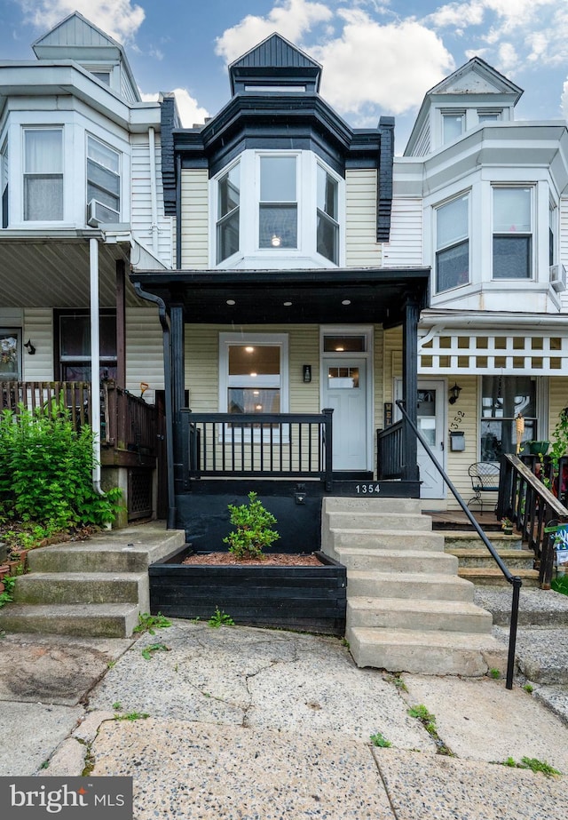 1354 Green St, Reading, PA 19604 - view of property with covered porch