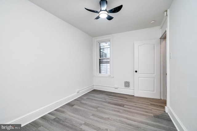 1354 Green St, Reading, PA 19604 - unfurnished bedroom featuring wood finished floors and ceiling fan