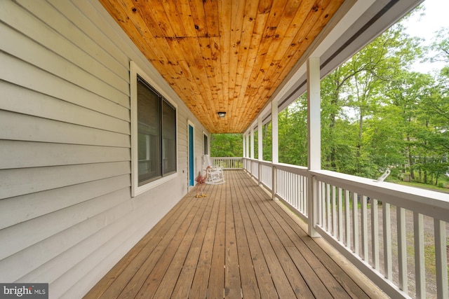 60 Barbaras Way, Mc Henry, MD 21541 - view of wooden deck