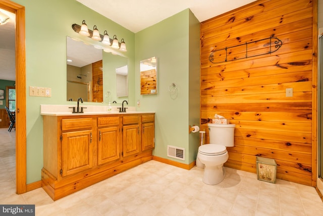 60 Barbaras Way, Mc Henry, MD 21541 - full bathroom featuring a shower stall, double vanity, and tile patterned floors