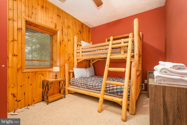 60 Barbaras Way, Mc Henry, MD 21541 - bedroom featuring carpet floors and wood walls