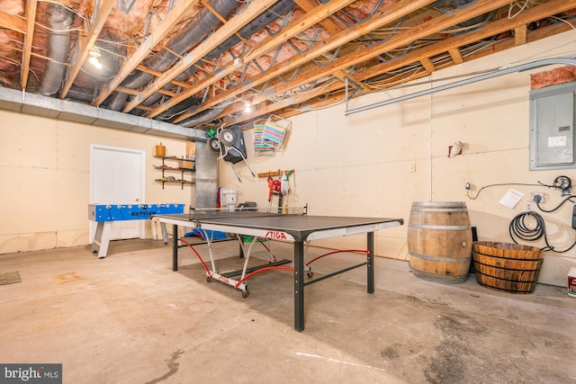 60 Barbaras Way, Mc Henry, MD 21541 - unfinished below grade area with electric panel