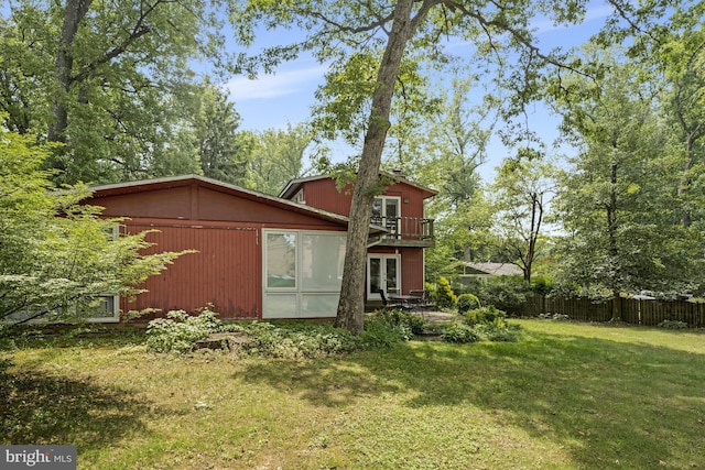 8615 Acorn Cir, Vienna, VA 22180 - back of property with french doors