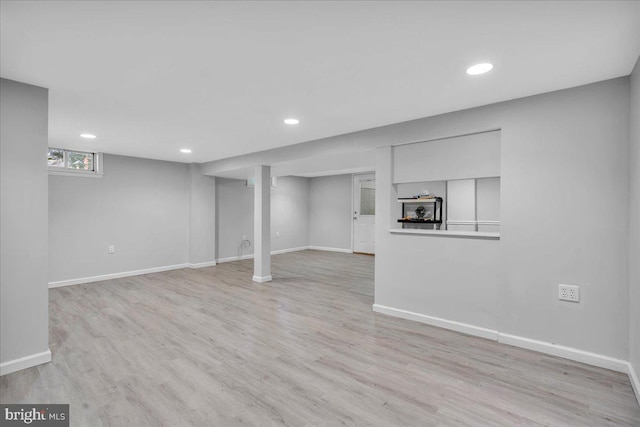 19 Oniontown Rd, Medford, NJ 08055 - below grade area with recessed lighting and wood finished floors