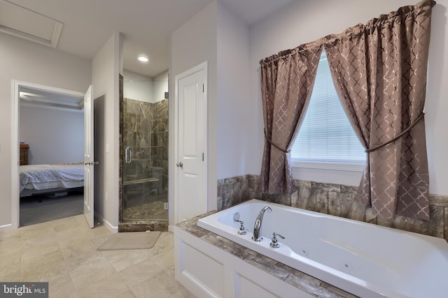 36 Elm Ct, Lancaster, PA 17603 - ensuite bathroom featuring a shower stall and a whirlpool tub