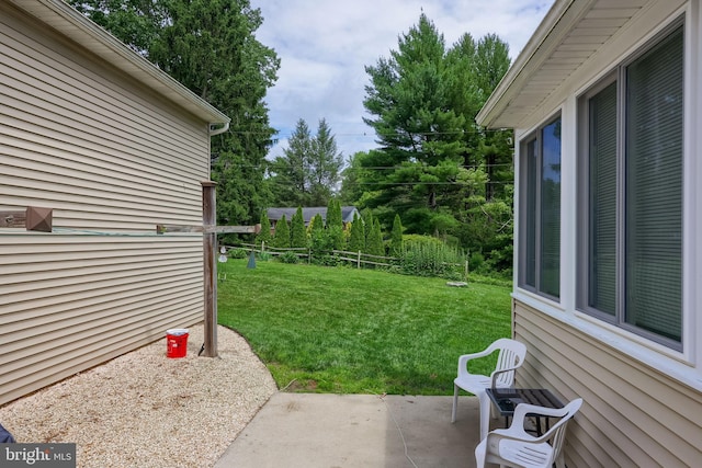 36 Elm Ct, Lancaster, PA 17603 - view of green lawn with a patio area