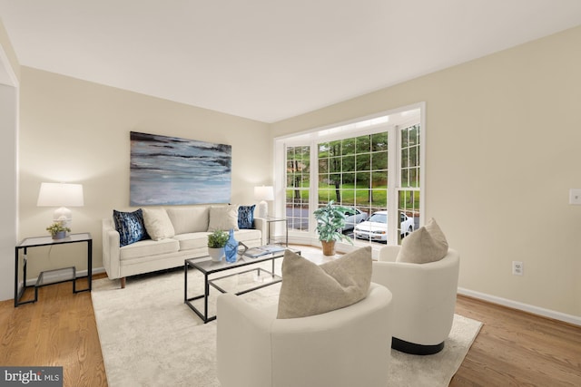 1937 Hickory Hill Ln, Silver Spring, MD 20906 - living room with wood finished floors