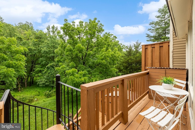 1937 Hickory Hill Ln, Silver Spring, MD 20906 - view of wooden terrace