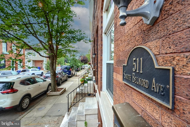 511 S Belnord Ave, Baltimore, MD 21224 - exterior view of brick siding