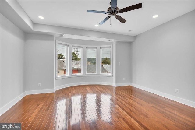 144 Levering St, Philadelphia, PA 19127 - unfurnished room with wood-type flooring and ceiling fan