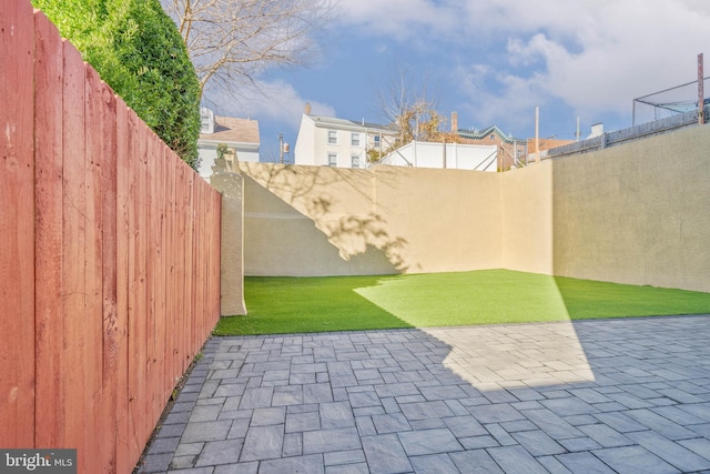 144 Levering St, Philadelphia, PA 19127 - fenced backyard with a patio area