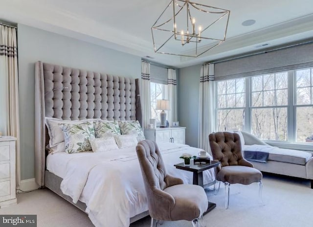 Lot1 Nathan Hale, Berwyn, PA 19312 - carpeted bedroom with a chandelier