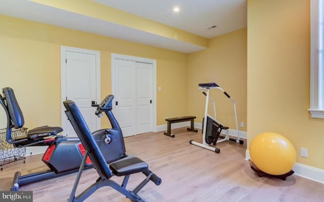 Lot1 Nathan Hale, Berwyn, PA 19312 - exercise area featuring wood finished floors and baseboards