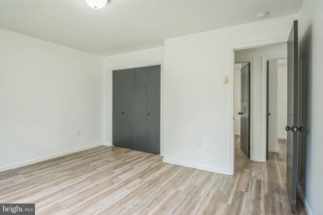 121 Almond Ct, Milford, PA 18337 - unfurnished bedroom featuring light wood-type flooring and a closet
