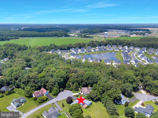 5 Michael Ct, Rehoboth Beach, DE 19971 - aerial view of property's location with a large body of water and nearby suburban area