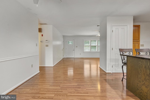 5 Michael Ct, Rehoboth Beach, DE 19971 - hallway featuring light wood-style floors and baseboards