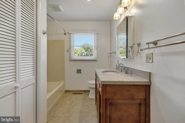 5 Michael Ct, Rehoboth Beach, DE 19971 - full bath with vanity, shower / tub combination, a closet, and tile patterned flooring