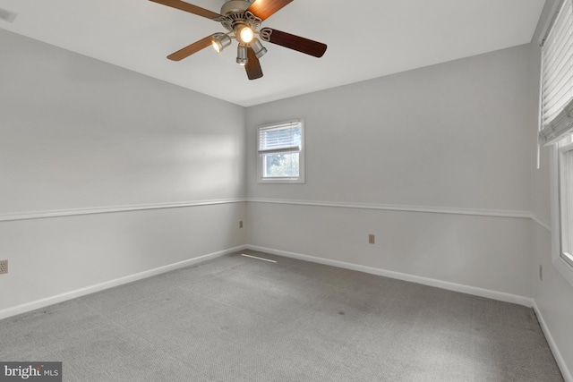 5 Michael Ct, Rehoboth Beach, DE 19971 - carpeted empty room with baseboards and a ceiling fan
