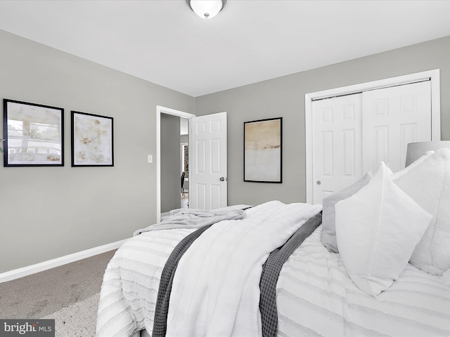 901 Vanderwood Rd, Baltimore, MD 21228 - bedroom with a closet and carpet flooring