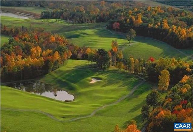 3190 Prestwick Pl, Keswick, VA 22947 - surrounding community with a water view, golf course view, and a forest view