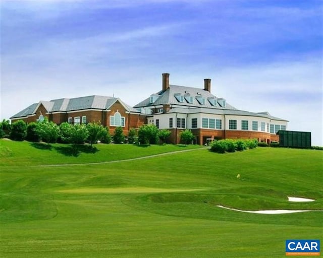 3190 Prestwick Pl, Keswick, VA 22947 - surrounding community with golf course view and a yard