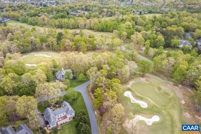 3190 Prestwick Pl, Keswick, VA 22947 - aerial view of property's location featuring a golf course