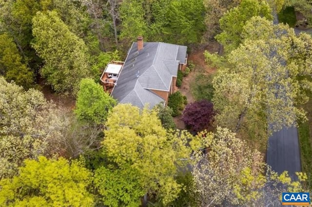 3190 Prestwick Pl, Keswick, VA 22947 - view from above of property with a forest