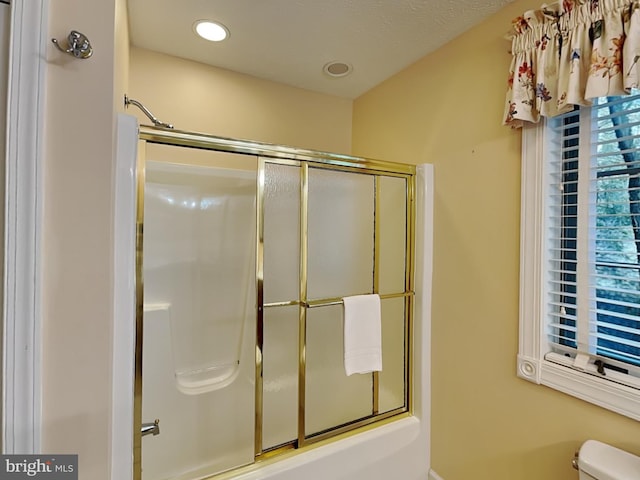 3067 Shingle Camp Rd, Mc Henry, MD 21541 - bathroom with combined bath / shower with glass door and recessed lighting