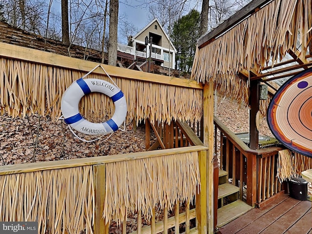 3067 Shingle Camp Rd, Mc Henry, MD 21541 - view of wooden deck