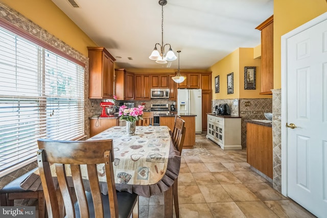 15 Kresson Ct, Berlin, NJ 08009 - dining space featuring a chandelier