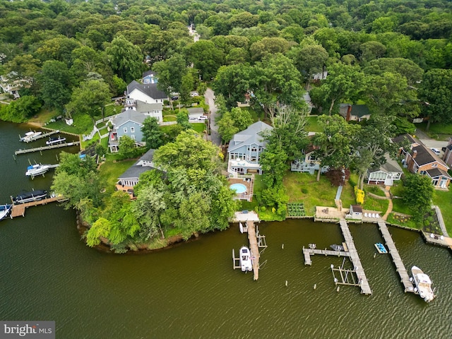 734 Oak Grove Cir, Severna Park, MD 21146 - aerial view of a large body of water