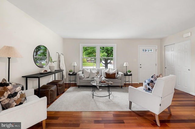 5315 Debbie Ct, Ellicott City, MD 21043 - living area featuring wood finished floors