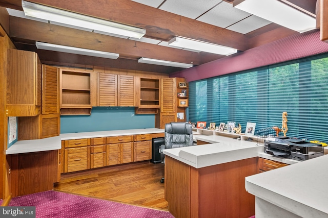 16 Golfview Ln, Reading, PA 19606 - office with built in study area and wood finished floors