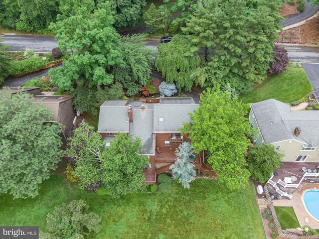 16 Golfview Ln, Reading, PA 19606 - drone / aerial view of a pool area