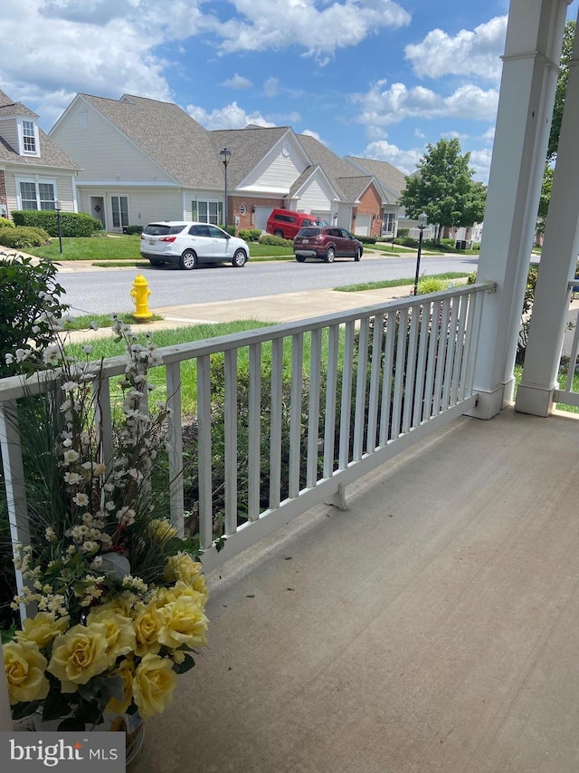 147 Saddletop Dr Unit 381, Taneytown, MD 21787 - porch with a residential view