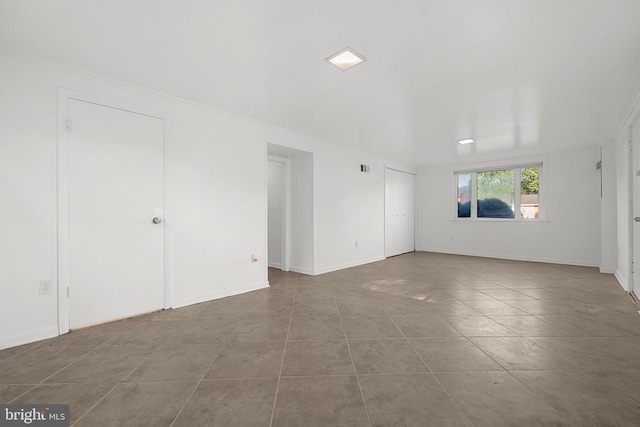 5505 Heming Ave, Springfield, VA 22151 - unfurnished room with ornamental molding and tile patterned floors