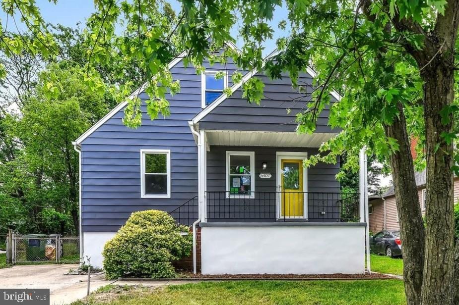 5407 Pembroke Ave, Baltimore, MD 21206 - view of front of house with a porch